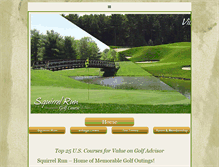 Tablet Screenshot of golfatsquirrelrun.com